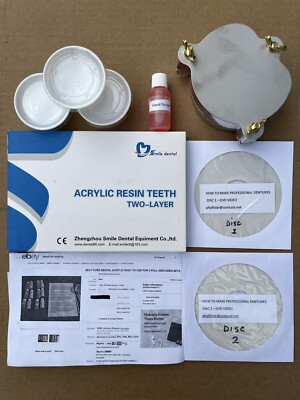 EZ HOME DENTURE STARTER KIT DIY EVERYTHING KIT COLOR A2