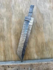 Damascus Tanto Knife, Handmade Damascus Hunting knife blank blade Full Tang X434