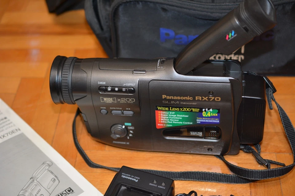 PANASONIC NV-RX 70 EG VHS-C cassette CAMCORDER slim - Image 3 of 4