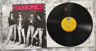 RAMONES Rocket To Russia German Black Vinyl LP Punk Album Reissue SIR K 56 648