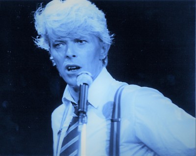 DAVID BOWIE FOTO EINZIGARTIG 1983 UNVERÖFFENTLICHTES ELITE BILD RIESIG GETÖNT 12 ZOLL SELTEN   