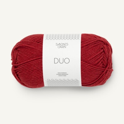 DUO von SANDNES GARN - DYP RØD (4236) - 50 g / ca. 115 m Wolle