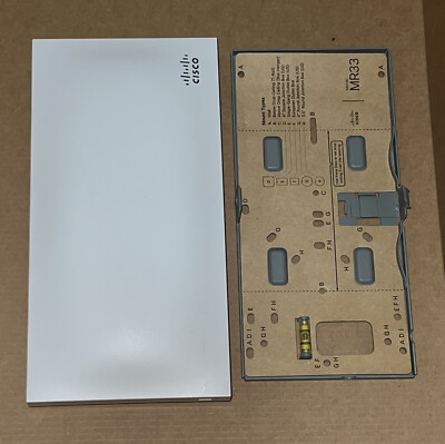 Cisco Meraki MR33-HW Dual-band Access Point w/ Mounting Bracket Unclaimed MR33 