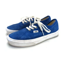 Authentic Vans Suede Blue 721356 Scotchgard 3M Size: Men-6 / Woman-7.5 Used