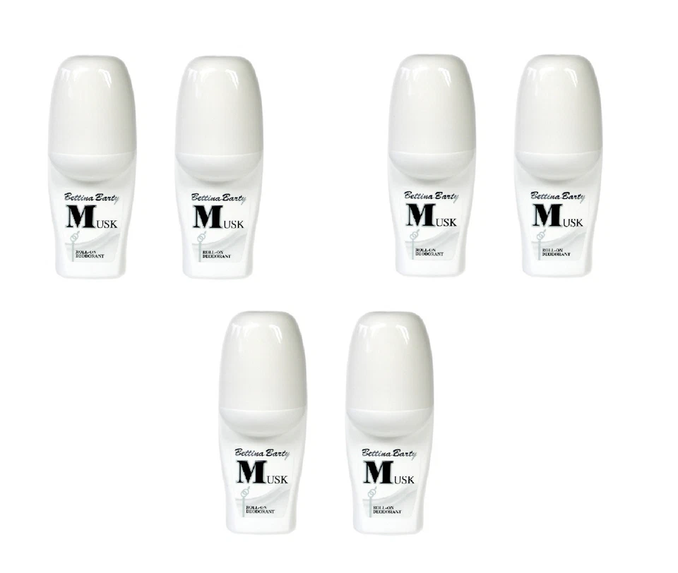 Bettina Barty MUSK Roll On Deodorant 6 Stück je 50 ml Sparangebot OVP