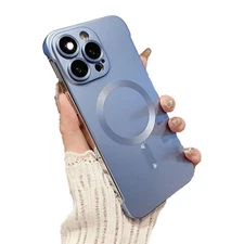 For iPhone 17 Pro Max 16 14 11 12 13 14 Mag Safe Frameless Matte Slim Case Cover