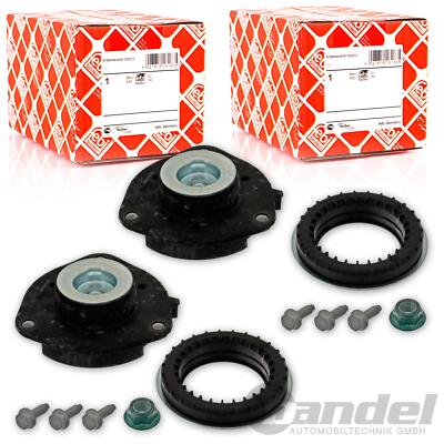 2x FEBI FEDERBEINLAGER DOMLAGER VORNE für VW GOLF 5 6 PASSAT TOURAN TIGUAN CADDY