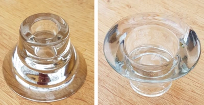 10 Glas Kerzenständer - Teelichter und Kerzen - ideal für Ihren festlichen Tisch - Bild 1 von 4