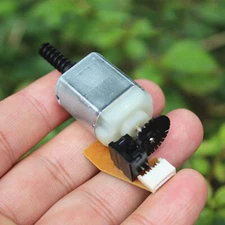 Mabuchi FC130 Motor AB Phase Pulse Speed Encoder Motor Code Disk Worm Gear Shaft