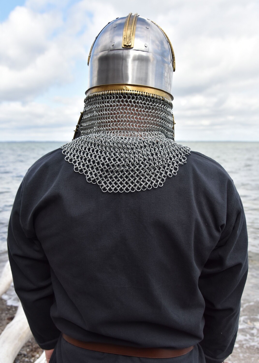 Thumbnail - Battle-merchant Coppergate Helm Unvernieteter Kettenbrünne 1,6mm Stahl