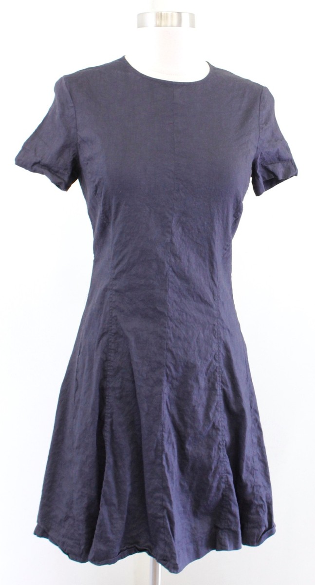 seamed linen blend maxi dress theory Seamed Linen Blend Maxi Dress (Women)