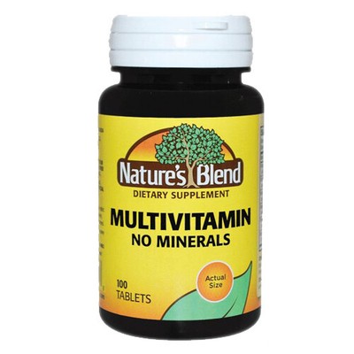 Multi-Vitamin No Minerals  100 Tabs By Nature's Blend