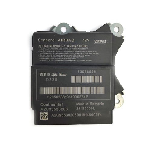 Fiat 500 Control Unit Airbag ECU 2C95530206 52056238