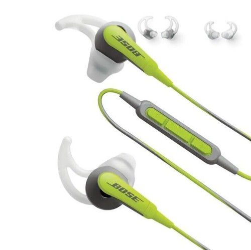 Bose Soundsport In-ear Earphones Wired Headset 3.5mm For Apple Version Green - Picture 4 of 7