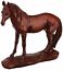 thumbnail 1  - StealStreet Faux Wood Like Sculpted Resting Horse Decor Model, New