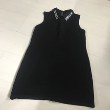 Asos Black Aline Mini Dress With Jewelled Collar Party Night Out  10 ladies