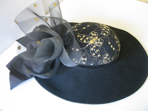 Formal Dress Hat Whittall \u0026 Shon Black 