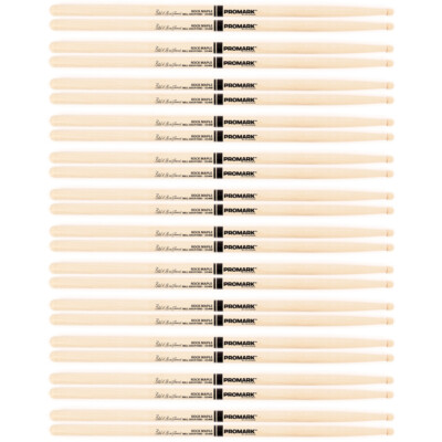 12 Pairs Pro Mark SD4 Bill Bruford Maple Wood Tip Long Taper Drum Sticks