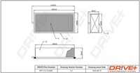 Dr!ve+ DP1110.10.0594 Luftfilter Einsatz FüR Mitsubishi Nissan Renault