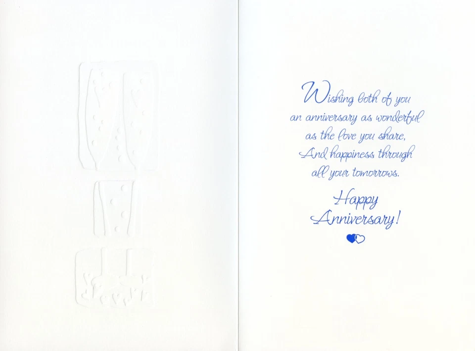 Tarjeta Feliz ANIVERSARIO DE BODA PARA HERMANO Y CUÑADA por Robinson + Sobre Foto 2 de 4