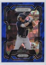 2024 Panini Prizm Blue Ice Prizm Mike Boeve #107 16kt