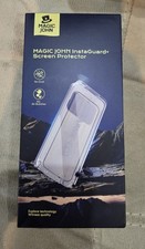 Magic John InstaGuard Clear Screen Protector, Bubble-Free Dustproof Universal