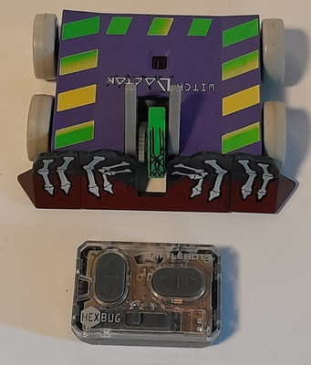Hexbug Battle Bots Witchdoctor With Remote Control-Tested Works