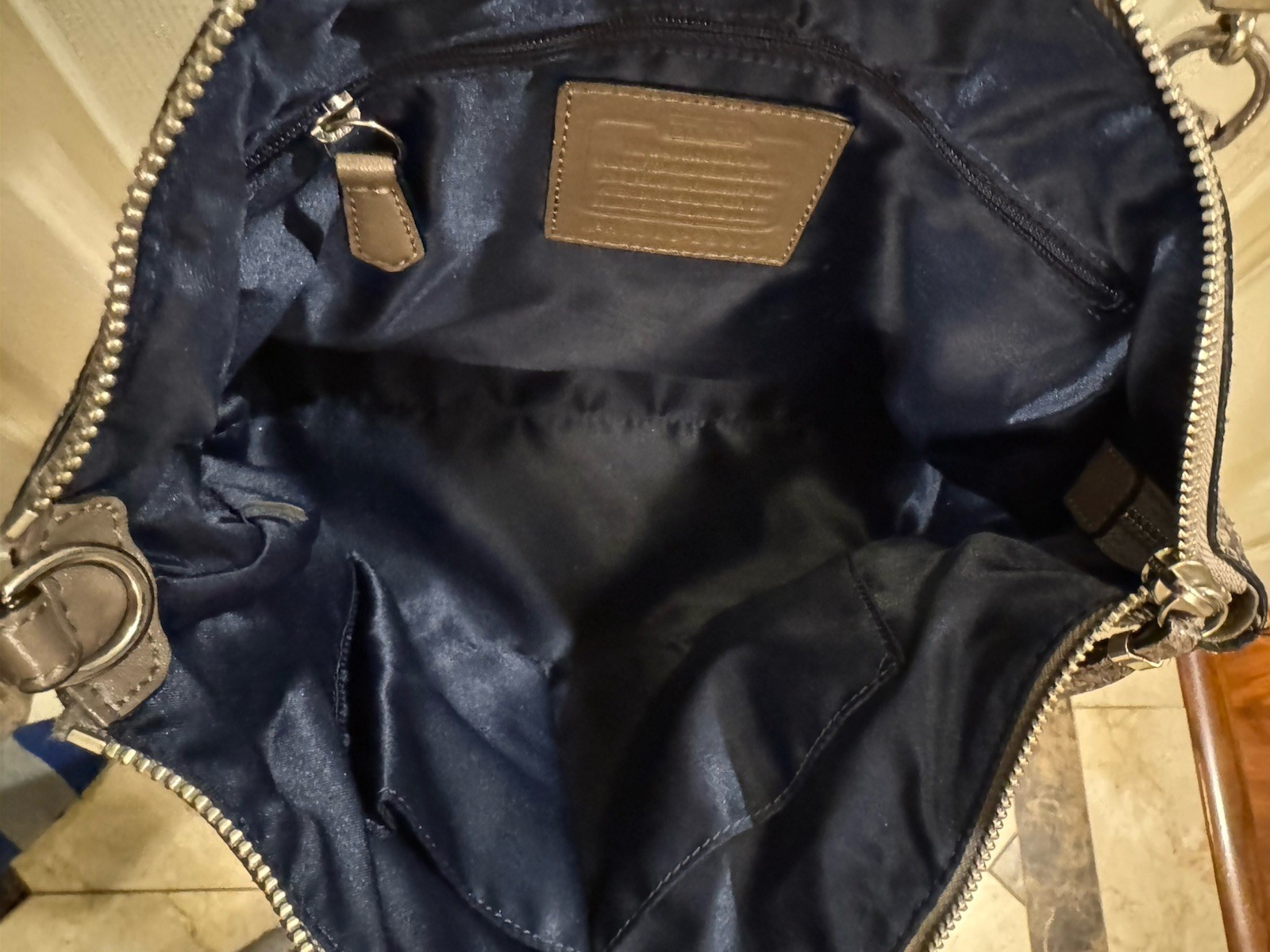 Coach Madison Embossed Python Kelsey Satchel Cros… - image 10