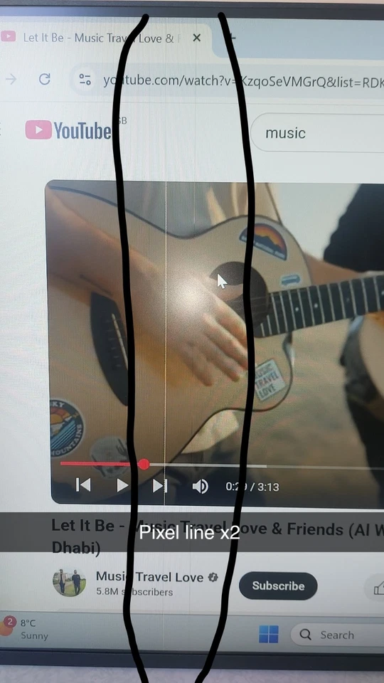 AOC 27B3HA2 27-inch 100Hz FHD Gaming Monitor (SMALL 2X PIXEL LINE PLEASE READ) - Image 3 of 4