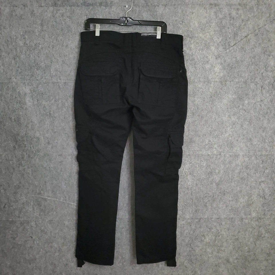 Jordan Craig Twill Cargo Pants Men’s 32x32 Cotton Black Solid Relax FIt Solid - Image 2 of 4