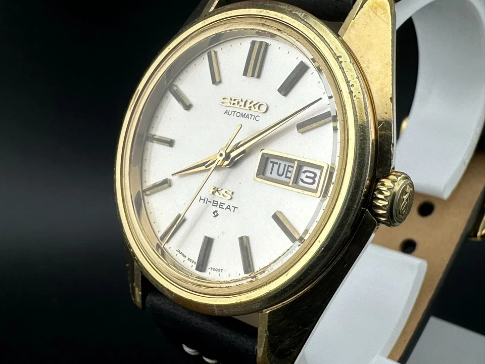 1970 Seiko King Seiko Men's Automatic Day Date Eng/Kanji Gold 36mm 5626-7000 - Image 3 of 4