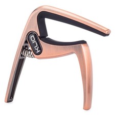 KLIQ Guitar Capo for Acoustic and Electric 6-String Guitars, Brushed Bronze