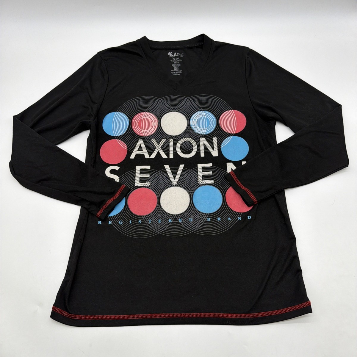 Bass High Quality Long Sleeve T-shirt Women M Black Graphic Print