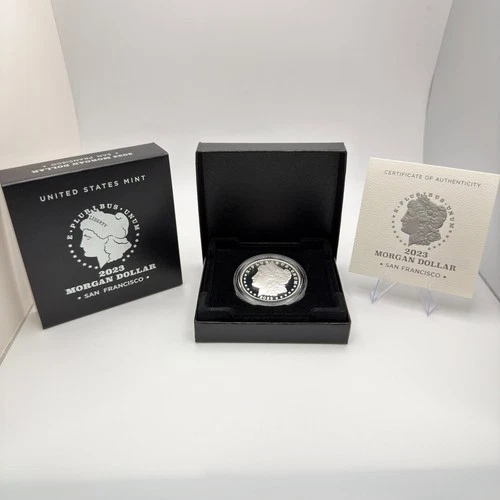 2023-S $1 Morgan Silver Dollar San Francisco OGP & COA  .999 Silver Coin PROOF