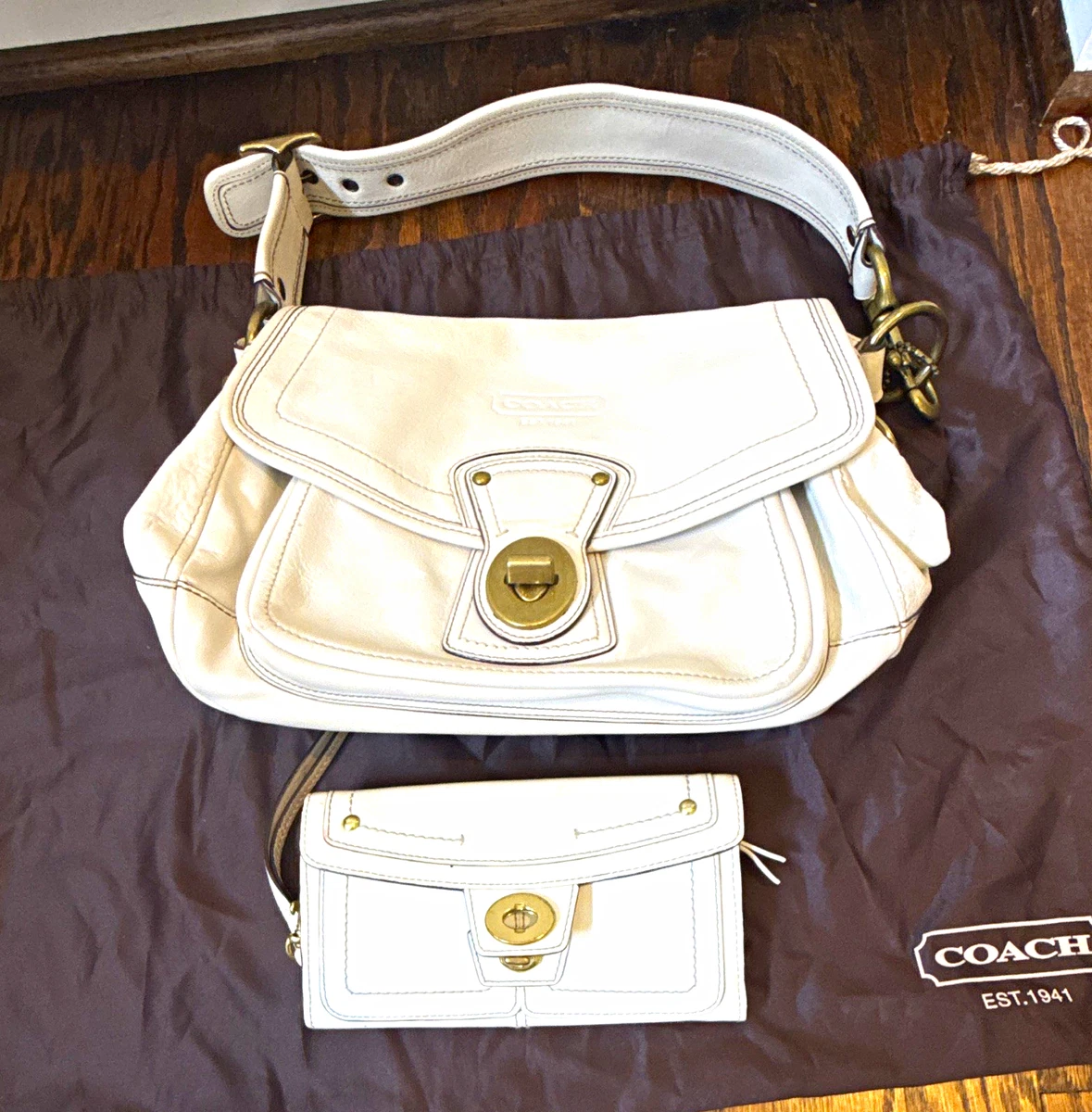 Coach Shoulder Bags Turn Lock Handbags for Women for sale | eBay
