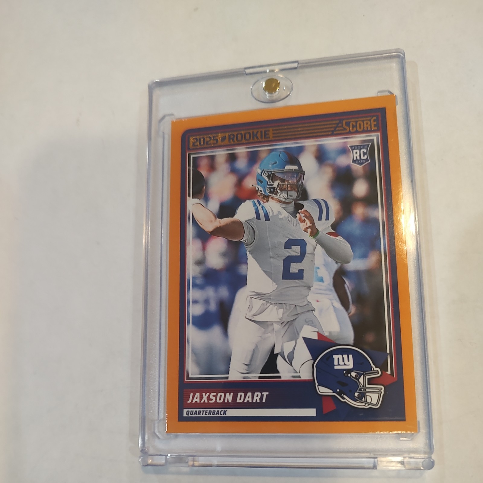 Jaxson Dart 2025 Score RC ORANGE ⭐ RARE 35
