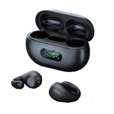 Hxstaald Wireless Earbuds Bluetooth Headphones Earhooks Noise Standard, Black