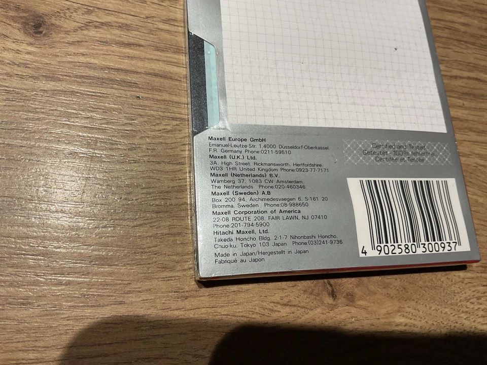 7x Maxell CF2 Compact Floppy Disks – 3″ (CF‑2) NEU & ORIGINALVERPACKT - Bild 3 von 4