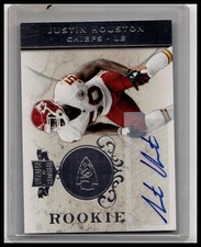 2011 Panini Plates & Patches #144 Justin Houston Silver #/100