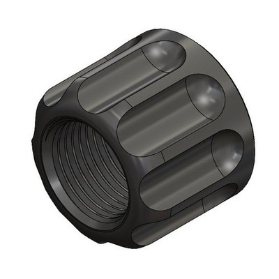 Kontermutter für Standard 19mm Gehäuse, M12x1,0 Doppelleitung | Pilo S101