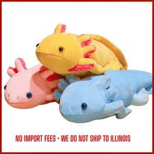 45CM Axolotl Plush Pillow Cute Salamander Stuffed Animal Kids Gift