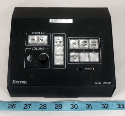 Extron MLC 226 IP MediaLink Controller On/Off Display Volume Controls SKU A