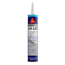 Sika Sikaflex 291 LOT Slow Cure Adhesive Sealant 10.3oz 300ml Cartridge - Black