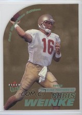 2001 Fleer Ultra Rookie Gold Medallion 82/100 Chris Weinke #251G hg6