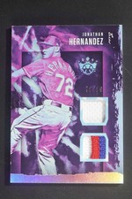 2020 Panini Diamond Kings Jonathan Hernandez Jersey Patch Holo Silver /99 DZ1707