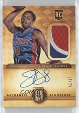 2014 Panini Gold Standard Rookie Jersey Prime 18/25 Spencer Dinwiddie Auto 0q5l