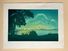 Ed Ward '79 Americana Signed and Numbered Lithograph