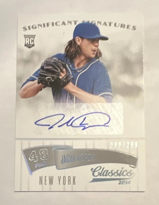 Jacob deGrom Auto Panini Classics - Significant Signatures  #90 Silver /299 (RC)