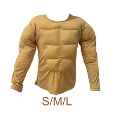 Boys Muscle Shirt Costume Body Builder Costume for Festivals Role Play