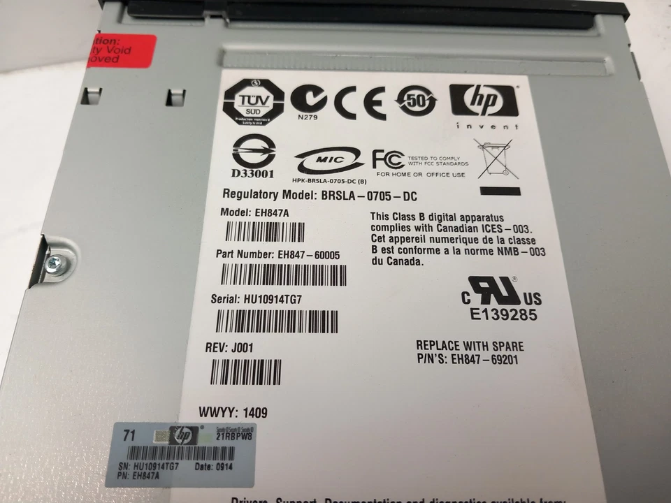 HP LTO3 StorageWorks Ultrium 920 Internal SCSI Tape Drive EH841-60005 - Image 2 of 4
